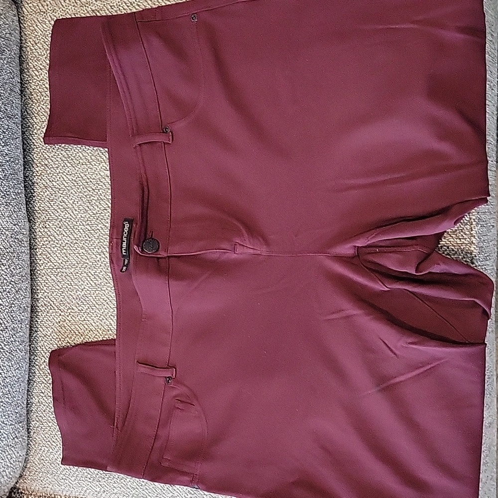Burgundy Jeggings
